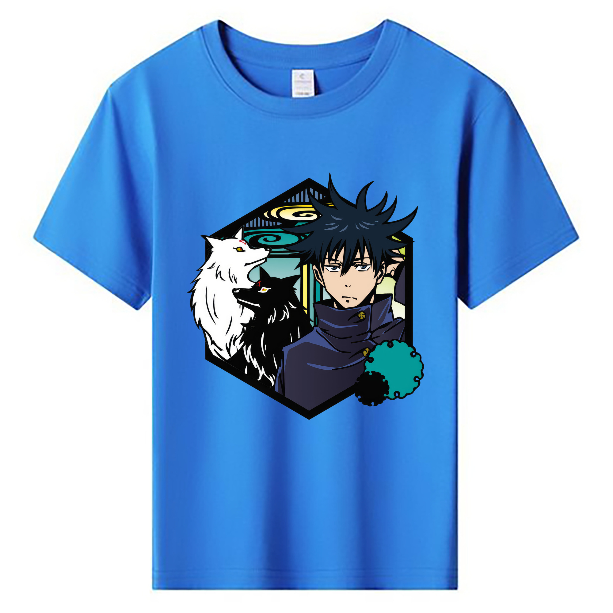 （画像用） 呪術廻戦 Jujutsu Kaisen 綿100％キッズTシャツ（フロントプリント）